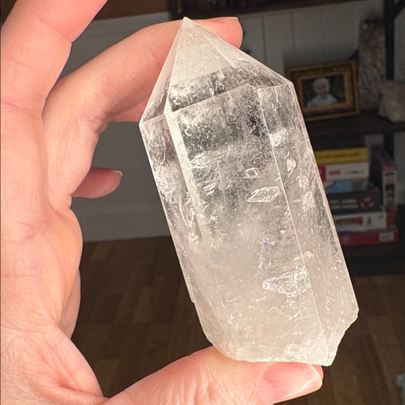 Clear Quartz Crystal Point - Picture 4 of 5